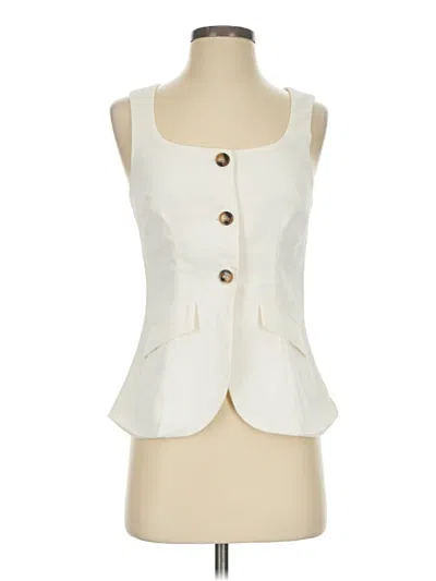 Pre-owned All The Ways Sleeveless Blouse In Ivory