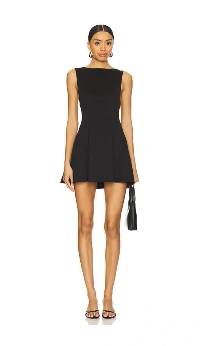 All The Ways Sonya Flare Mini Dress In 黑色