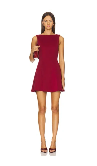 All The Ways Sonya Flare Mini Dress In Brown