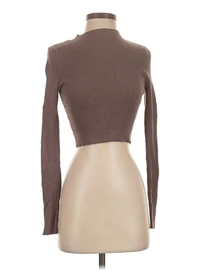 Pre-owned All The Ways Turtleneck Sweater In Brown