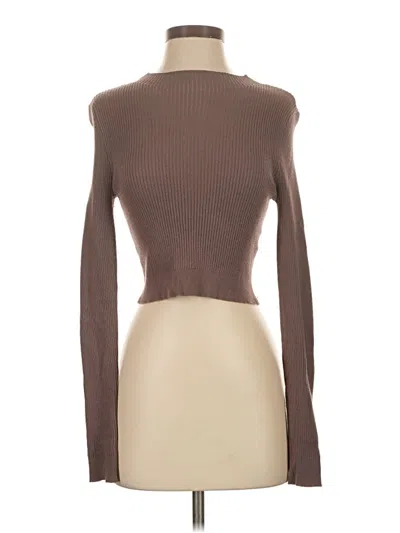 Pre-owned All The Ways Turtleneck Sweater In Brown