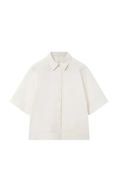 All Three Aisla Poplin Shirt In White