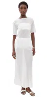 All Three Amara Dress White In White