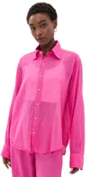 All Three Daniel Gauze Shirt Diva In Pink