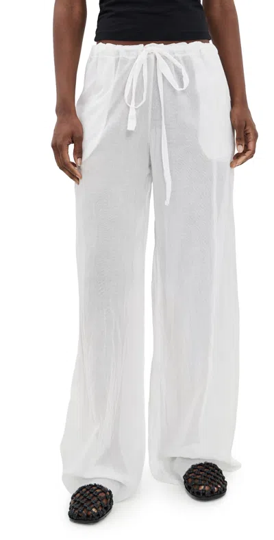 All Three Demi Pants White