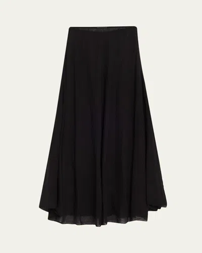 All Three Elysia Cotton Maxi Skirt In Black