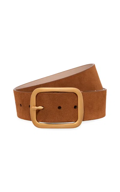 All Three Ezara Suede Belt In Brown