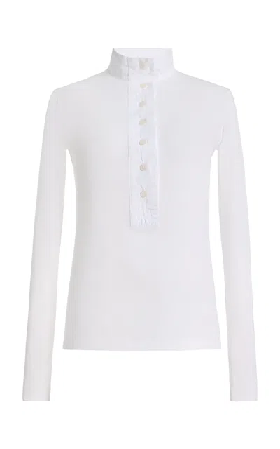 All Three Junia Cotton Top In White
