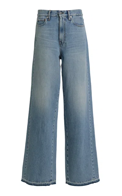 All Three Ronny Rigid Mid-rise Straight-leg Jeans In Blue