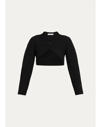 All Three Tala Cropped Bolero In Black