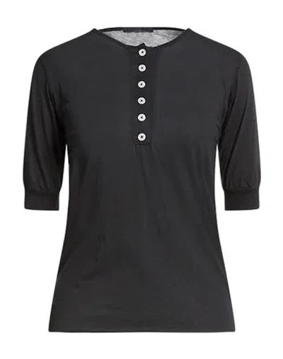 All Three Woman T-shirt Black Size S Cotton
