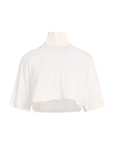 All Three Woman T-shirt Off White Size M Cotton