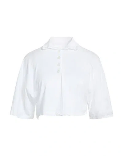 All Three Woman T-shirt White Size S Cotton