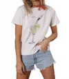 All Us Tequila Dive Tee In Cream In White