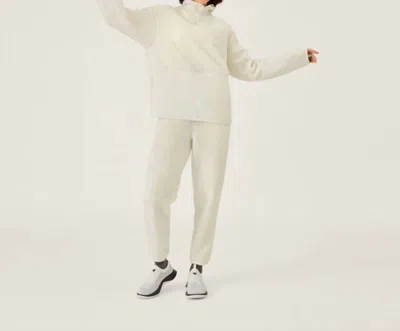 Allbirds Fluff Fleece Jogger Sweatpants In Natural White
