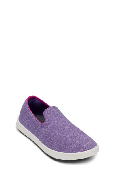 Allbirds Kids' Wool Lounger Slip-on Shoe In Chia Purple Blizzard