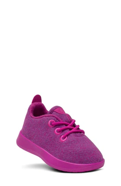 Allbirds Kids' Wool Runner Sneaker In Bloom Pink/ Bloom Pink