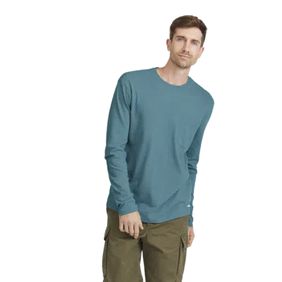 Allbirds Men's Soft Merino Long Sleeve Tee In Chasm Teal