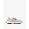 Allbirds Mens  Tree Dasher 2 Fsc-certified Eucalyptus Tree-fibre Low-top Trainers In Blizzard Thnder Red