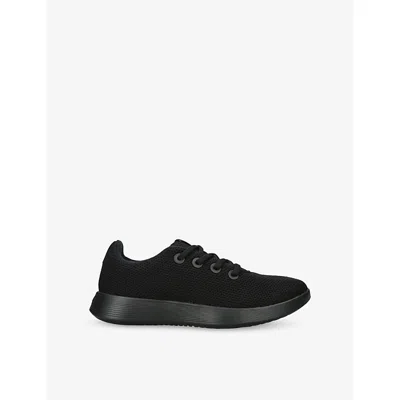 Allbirds Mens  Tree Runner Nz Knitted Trainers In Black