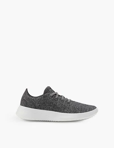 Allbirds Mens Dark Grey Lght Wool Runner 2 Merino-wool Low-top Trainers In Gray