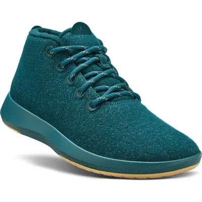 Allbirds Mizzle Wool Runner Up Sneaker In Deep Emerald/rugged Khaki