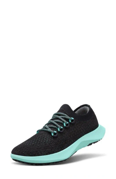 Allbirds Superlight Tree Dasher 2 Sneaker In Natural Black/ Buoyant Mint