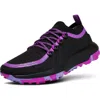 Allbirds Trail Runner Hiking Shoe In Black/bloom Pink/chia Purple