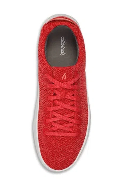 Allbirds Tree Piper Sneaker In Bloom Red/blizzard