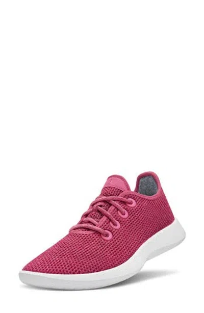 Allbirds Tree Runner Sneaker In Lux Pink/blizzard