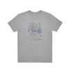 Allbirds Unisex Organic Cotton Graphic Tee In Medium Grey/stormy Grey - Nyc