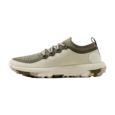 Allbirds Women's  Trail Runner Go Stony Cream / Rugged Green Trail-runnercrm-grn In Neutral