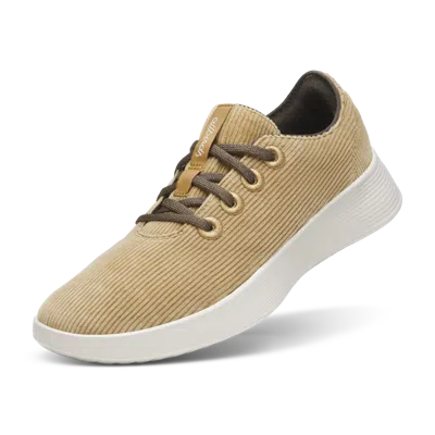 Allbirds Women's Runner Go - Corduroy In Corduroy - Stony Beige