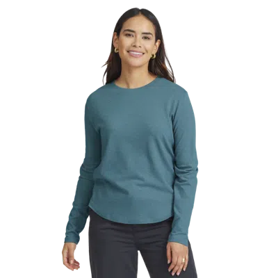 Allbirds Women's Soft Merino Long Sleeve Tee In Chasm Teal