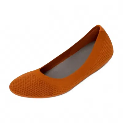 Allbirds Women's Tree Breezer Ballet Flats In Honey Rust In Multi