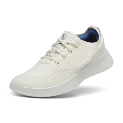 Allbirds Women's Tree Runner Go In Natural White/basin Blue