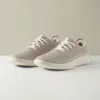 Allbirds Womens  Tree Runner Go Blizzard Logo-embroidered Organic-cotton Canvas Low-top Trainers In Rugged Beige