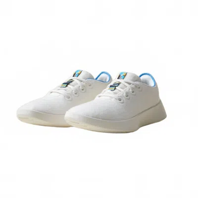 Allbirds Women's Wool Runner 2 Sneakers In Natural White/nz Blue