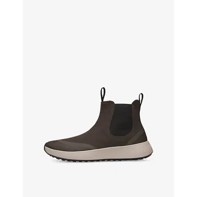 Allbirds Womens  Runner Protect Suede Chelsea Boots In Rustic Brown