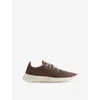 Allbirds Womens  Tree Runner Fsc-certified Eucalyptus Tree-fibre Low-top Trainers In Hazy Cocoa