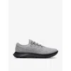 Allbirds Womens  Wool Dasher 2 Mizzle Woven Low-top Trainers In Mdm Grey Ntrl Blk