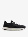 Allbirds Womens  Women's Courier Blizzard Organic Cotton-canvas Trainers In Black