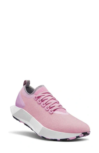 Allbirds Wool Flyer Mizzle Running Shoe In Buoyant Pink/ Blizzard