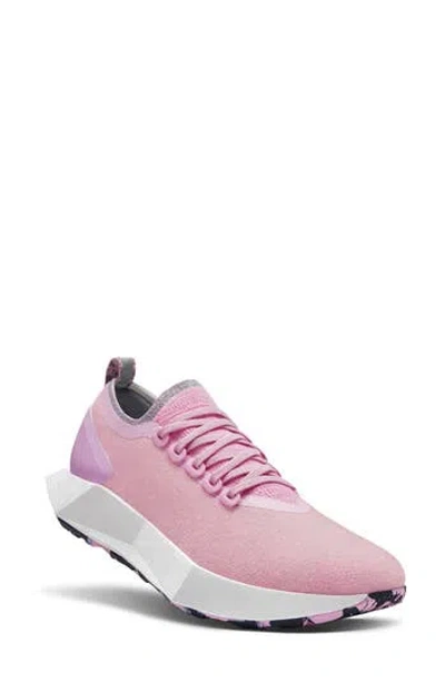 Allbirds Wool Flyer Mizzle Running Shoe In Buoyant Pink/blizzard