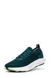 Allbirds Wool Flyer Mizzle Running Shoe In Deep Emerald/ Blizzard