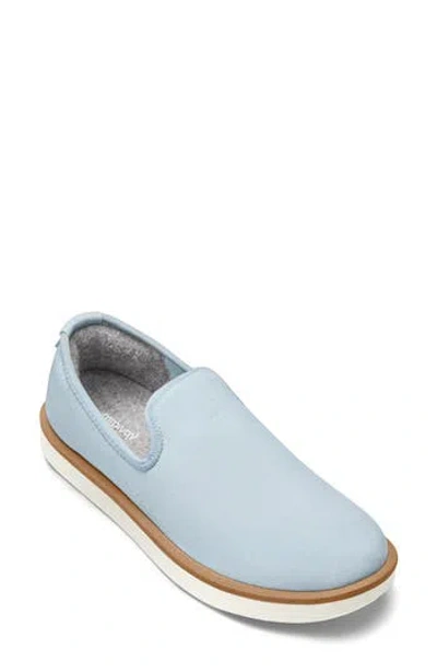 Allbirds Wool Lounger Slip-on Sneaker In Blue Hush/natural White