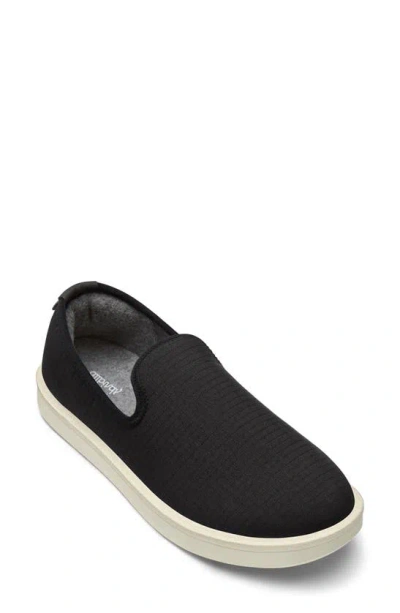 Allbirds Wool Lounger Slip-on Sneaker In Natural Black/ Natural White