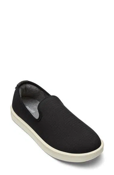 Allbirds Wool Lounger Slip-on Sneaker In Natural Black/natural White