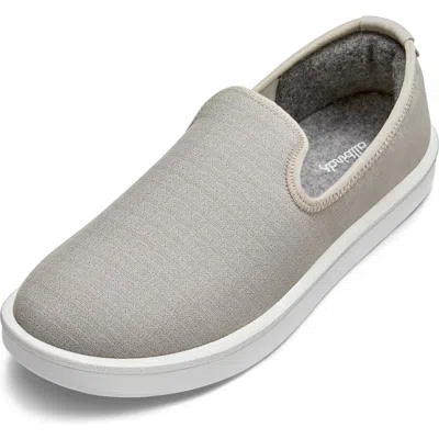 Allbirds Wool Lounger Slip-on Sneaker In Pewter Grey/blizzard
