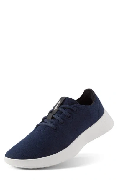 Allbirds Wool Runner 2 Sneaker In Deep Navy/blizzard